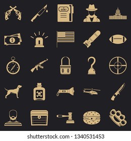 Pellet icons set. Simple set of 25 pellet vector icons for web for any design