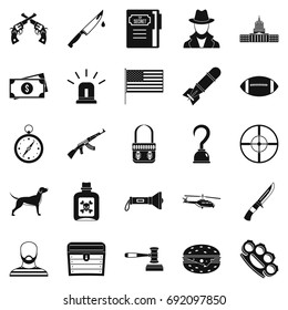 Pellet icons set. Simple set of 25 pellet vector icons for web isolated on white background
