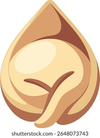 Pelmeni ilustração do vetor de bolinho de carne