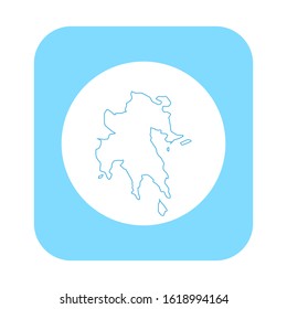 peloponnese and thrace region map in greece country