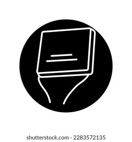 Peltier diode black line icon. Pictogram for web page, mobile app, promo.