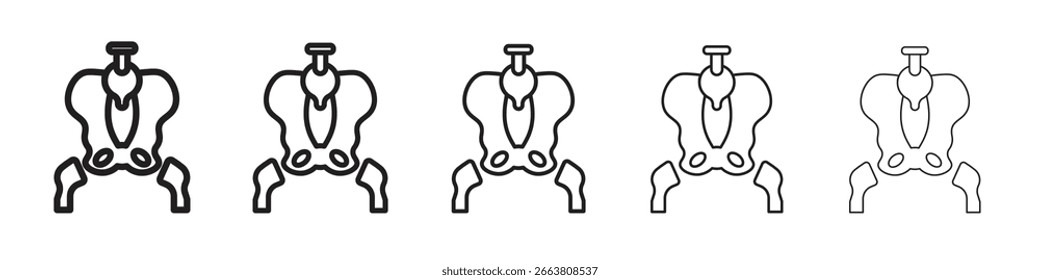 Beckenbereich Symbol Design, Logo, App, UI. Vektorgrafik, EPS