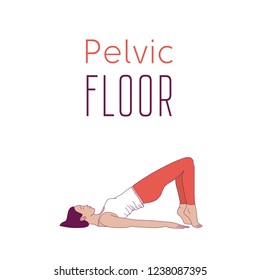 Pelvic Floor Exercises. Kegel Exercises. Woman, Sexual Health.