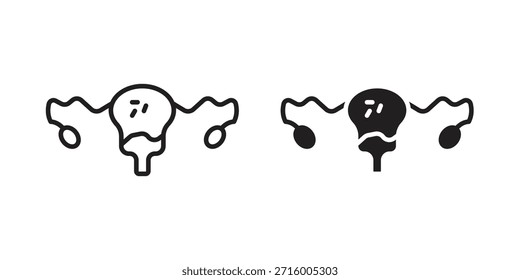 Pelvic inflammatory disease icon concept for infographic, website or app.
