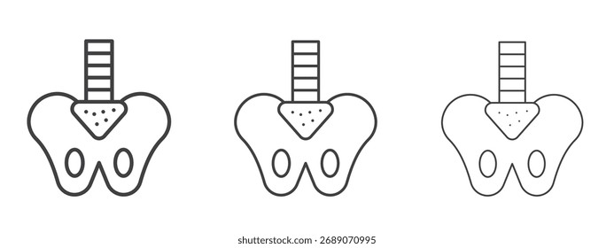 Ícone da bacia em Estilo de arte linear para coleção Design