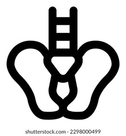 pelvis Illustration vector icon illustration asset