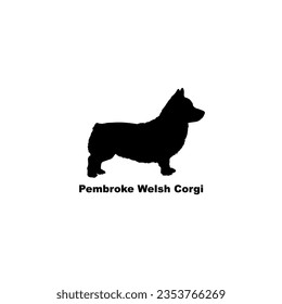 Pembroke Welsh Corgi dog silhouette dog breeds Animal Pet