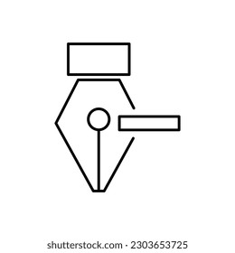 pen add tool icon design. Add, anchor, pen vector icon. isolated on white background. vector illustration