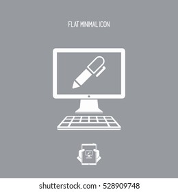 Pen and application for creative design or text writing