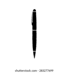 pen - black vector icon