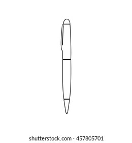 pen  - black vector icon
