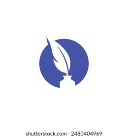 pen book abstract logo modern style