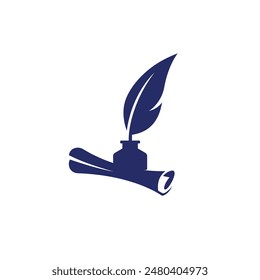 pen book abstract logo modern style