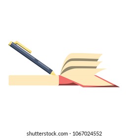 pen and book icon