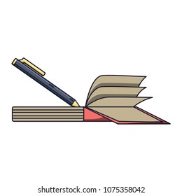 pen and book icon