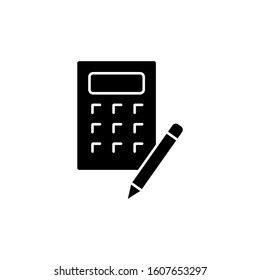 Pen Calculator icon. Simple business intention icons for ui and ux, website or mobile application