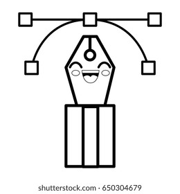 pen cartoon smiley