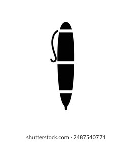 pen computer mouse cursor, click pen pointer black and white style