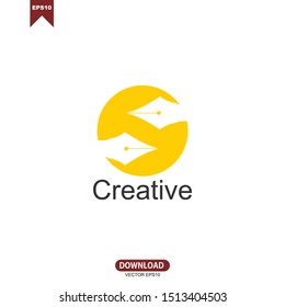 pen concept logo, icon, symbol, ilustration vector design template EPS 10