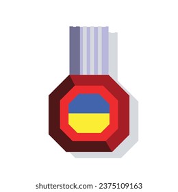 pen corrector liquid stationery simple flat geometric vector