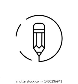 pen creation logo, writing logo vector, masterpiece business logo template