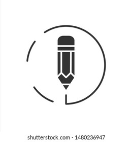 pen creation logo, writing logo vector, masterpiece business logo template