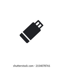 Icono de derivación de lápiz. Icono plano, simple y aislado para el diseño web y ui.