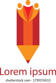 Pen design logo vector stock