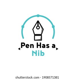 logotipo de diseño de lápiz para su marca nunca utilizada