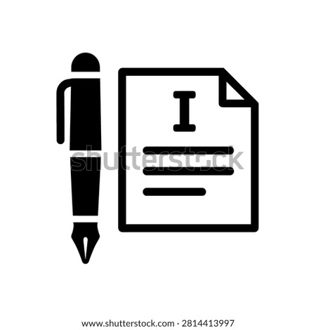 Pen Document Writing Drafting Text Content Creation