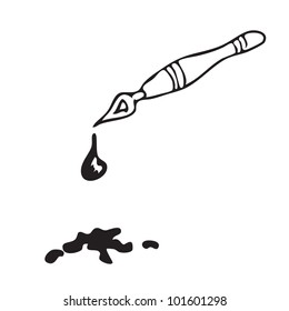 Pen doodle cartoon