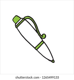 Pen doodle icon, vector illustration