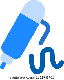 Diseño de icono de Vector de línea de dibujo de pluma