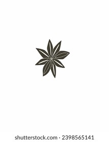 La flor de dibujo ahorra el marco verde documentos