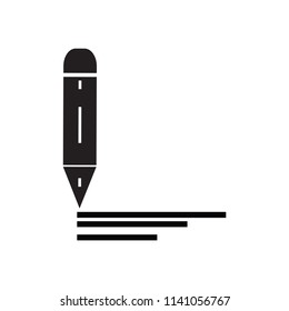 A Pen Drawing Line
