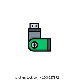 Pen Drive - Color Icon Design