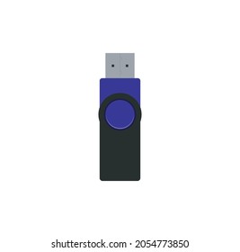 diseño de clipart de icono de vector plano de la unidad de lápiz aislado en fondo blanco