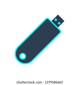 pen drive icon,modem icon concept 