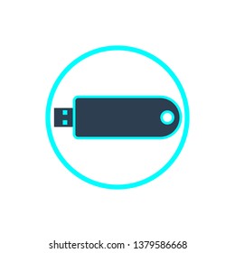 pen drive icon,modem icon concept 