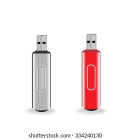 Pen drive isolated