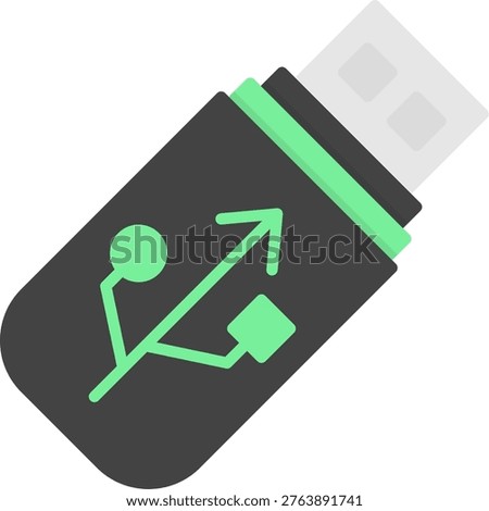 Pen Drive New Creative Icon Design Vector
