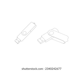 Esquema de la unidad de lápiz y símbolo de signo del icono del vector relleno. Ilustración de material vectorial. Ilustración del material de la ilustración del vector del icono de la pluma. símbolo de diseño de arte de línea en estilo de contorno sobre fondo blanco. 