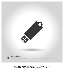 Pen Drive USB icon