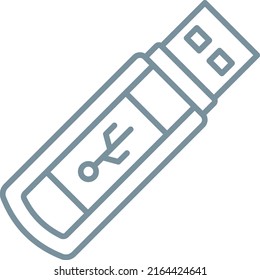 Icono del vector de la unidad de lápiz. Se puede usar para imprimir, móviles y aplicaciones web.