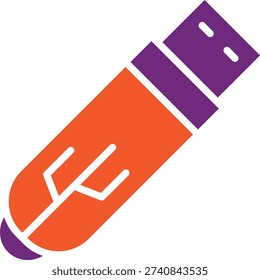 Pen drive Vector Icon Design Illustration