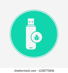 Pen drive vector icon sign symbol