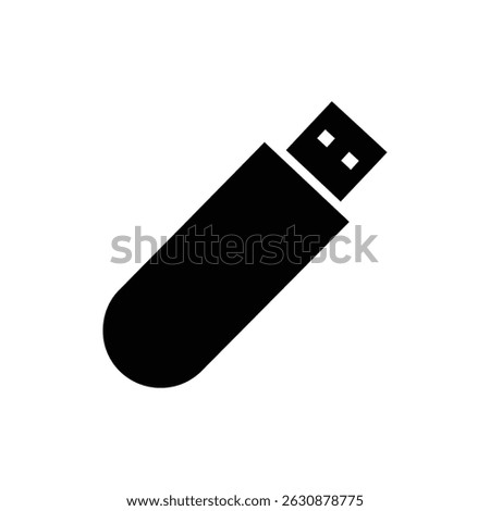 Pen Drive Without Cap, Symbolizing Unprotected Digital Data