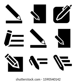 pen edit icon isolated sign symbol vector illustration - Collection of high quality black style vector icons

