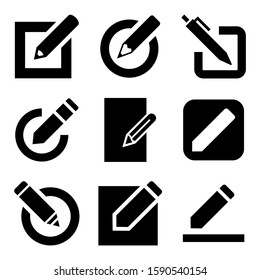 pen edit icon isolated sign symbol vector illustration - Collection of high quality black style vector icons
