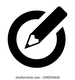 pen edit icon isolated sign symbol vector illustration - high quality black style vector icons
